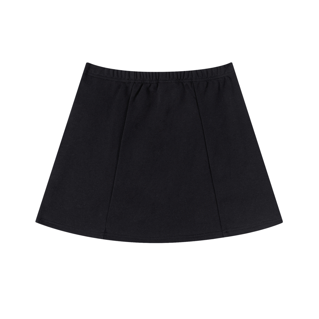Penmanship Contrast Side Stripe Slit Skirt