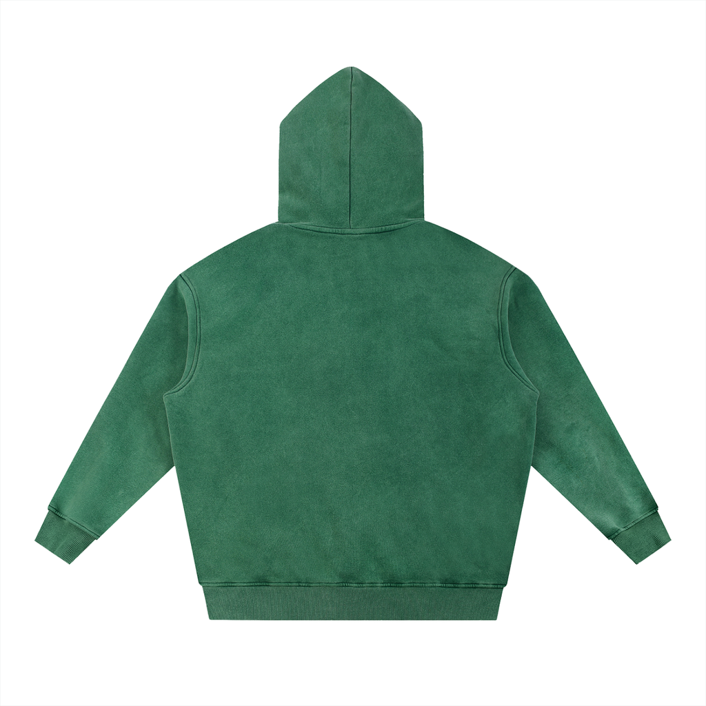 Penmanship Snow Wash Fleece Oversize Hoodie