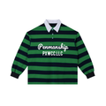 Penmanship Color Block Stripe Polo Shirt
