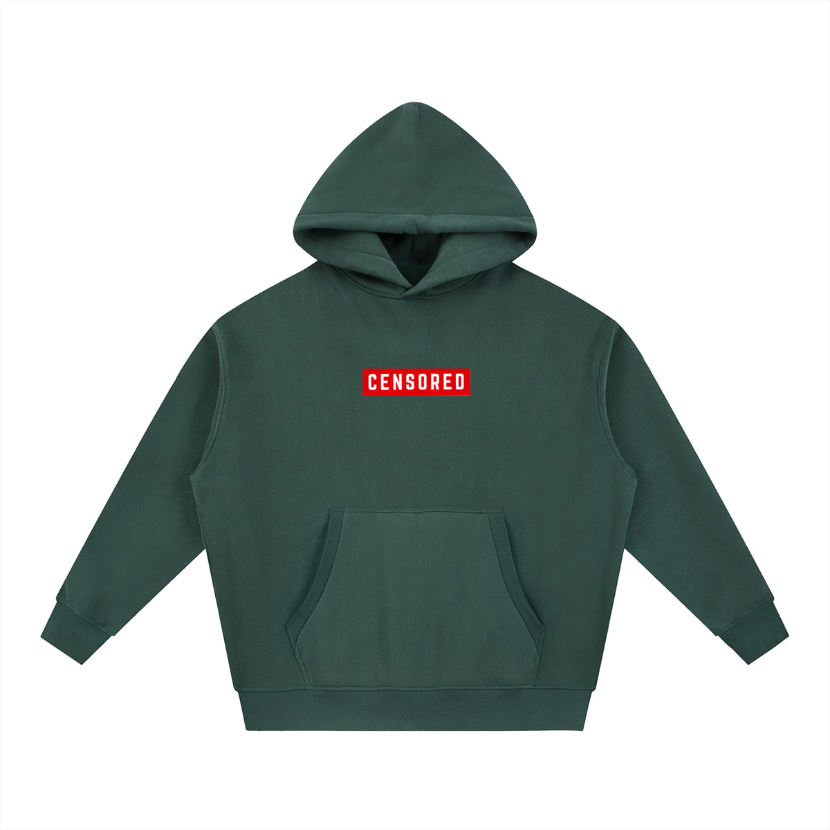 Penmanship censored 101 Essential Oversized Boxy Fit Fleece Hoodie