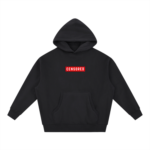Penmanship censored 101 Essential Oversized Boxy Fit Fleece Hoodie