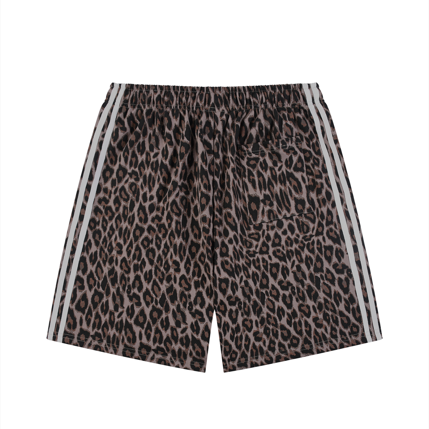 Penmanship Unisex Heavyweight Leopard Drawstring Shorts