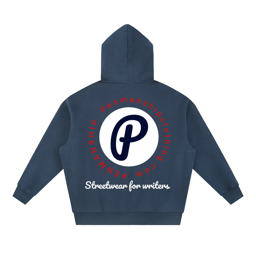 Penmanship censored 101 Essential Oversized Boxy Fit Fleece Hoodie