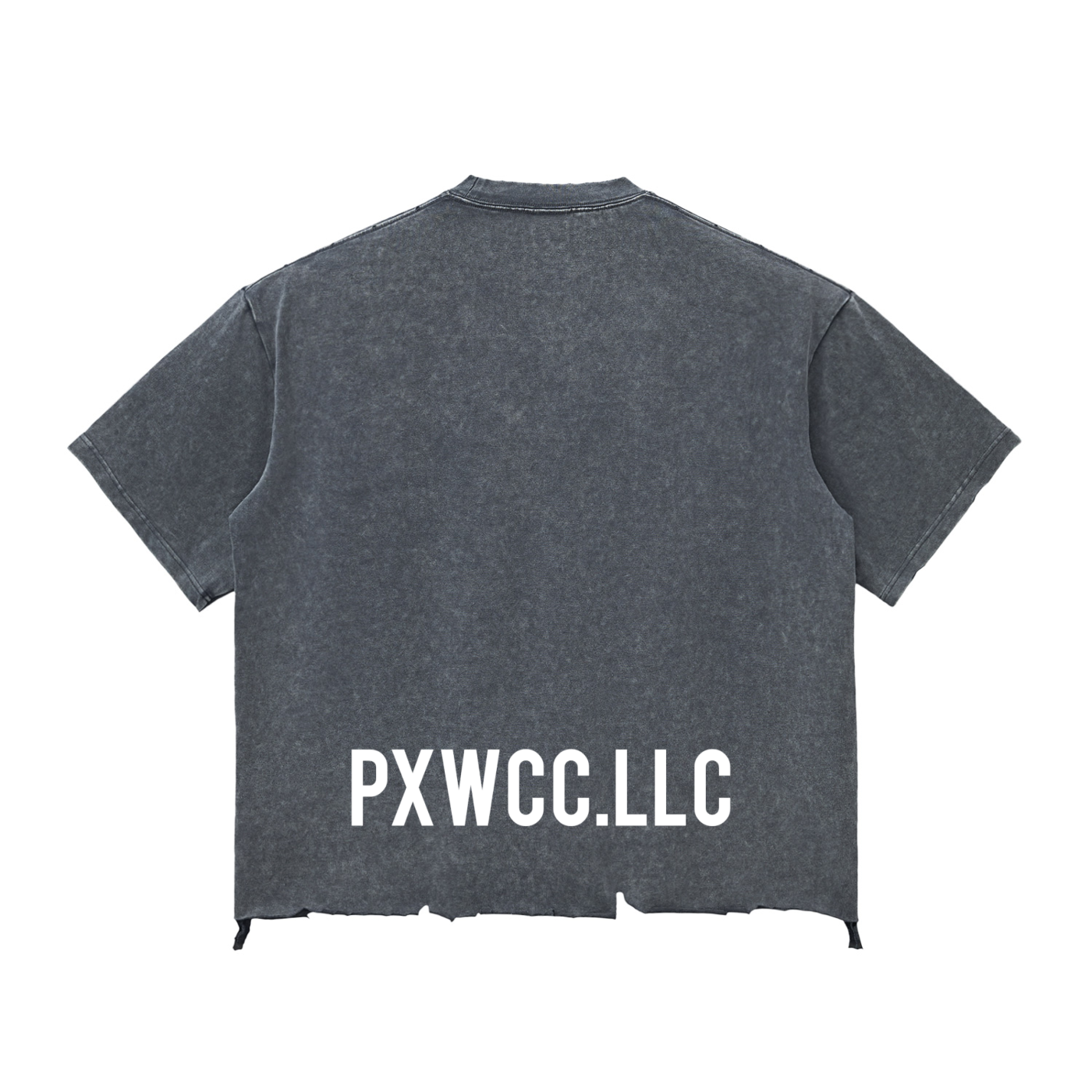 Penmanship Wash Raw-Hem Boxy T-shirt