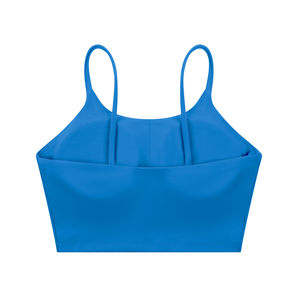 Penmanship Spaghetti Strap Yoga Sports Bra