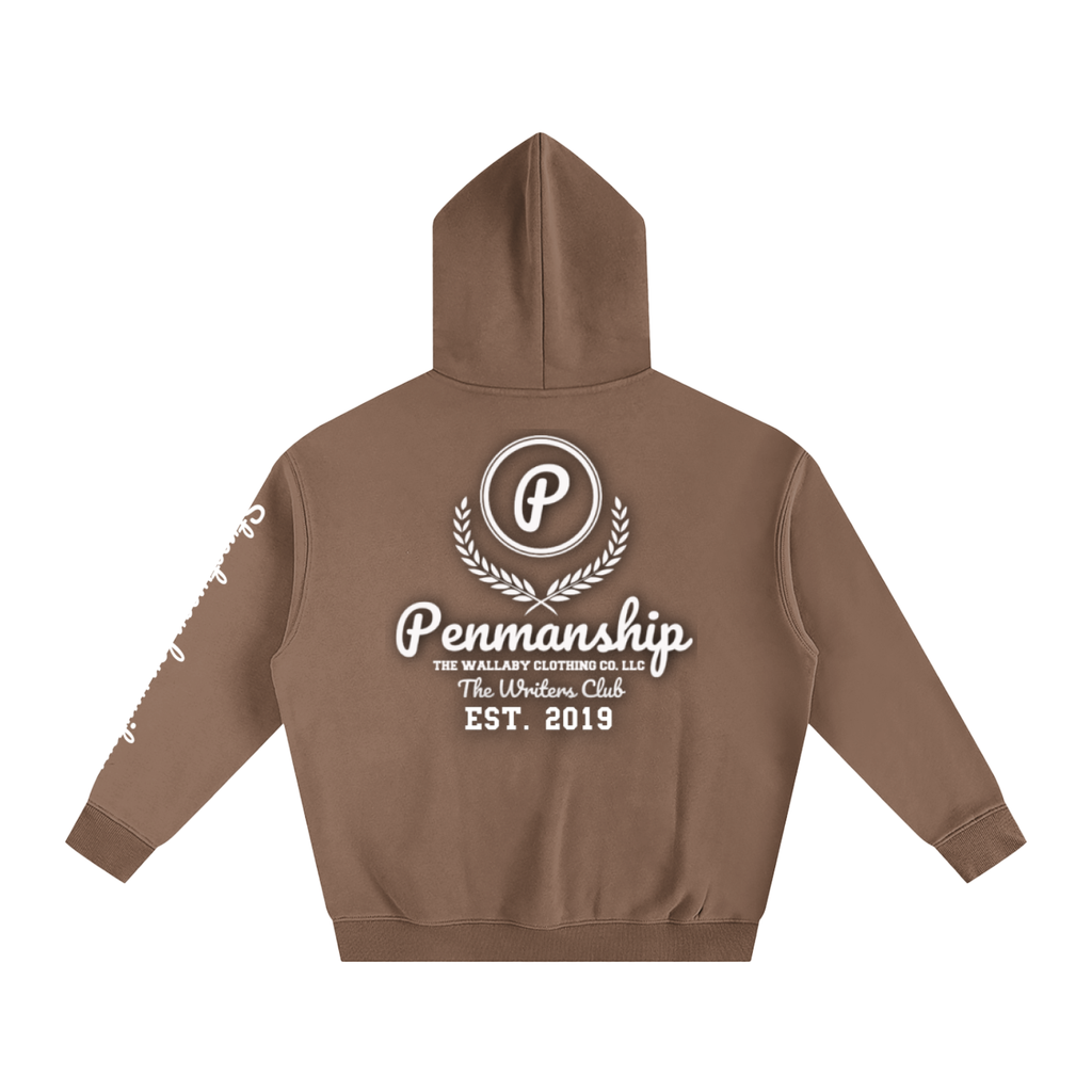 Penmanship Oversize Fleeced Hoodie