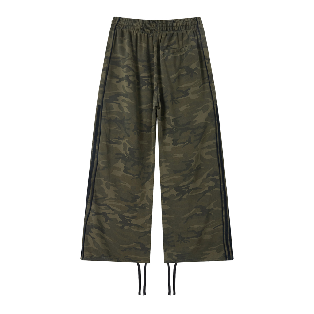 Penmanship Unisex Camo Wide Leg Sweatpants