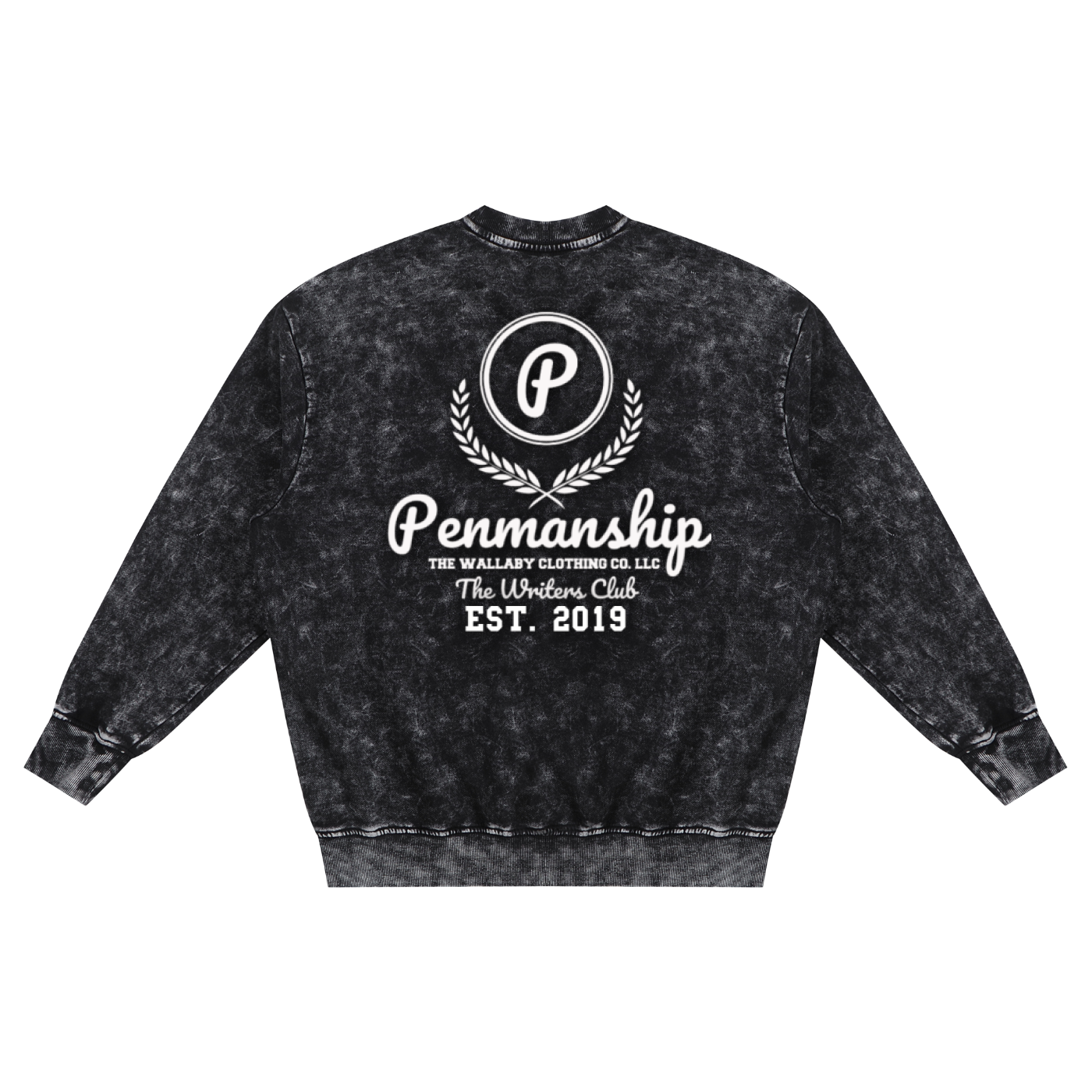 Snow Washed Hand-Frayed Sweatshirt
