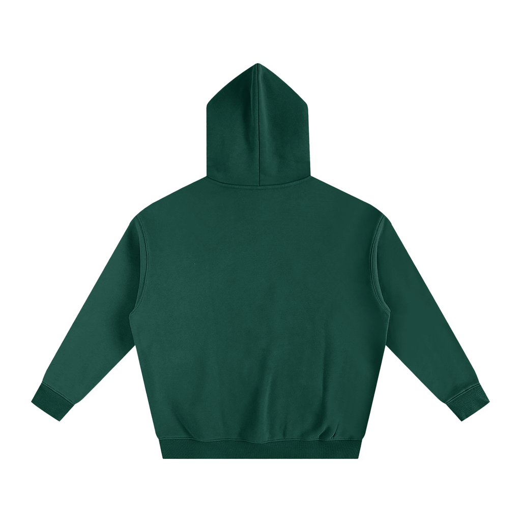 Penmanship Oversize Graphic Fleeced Hoodie