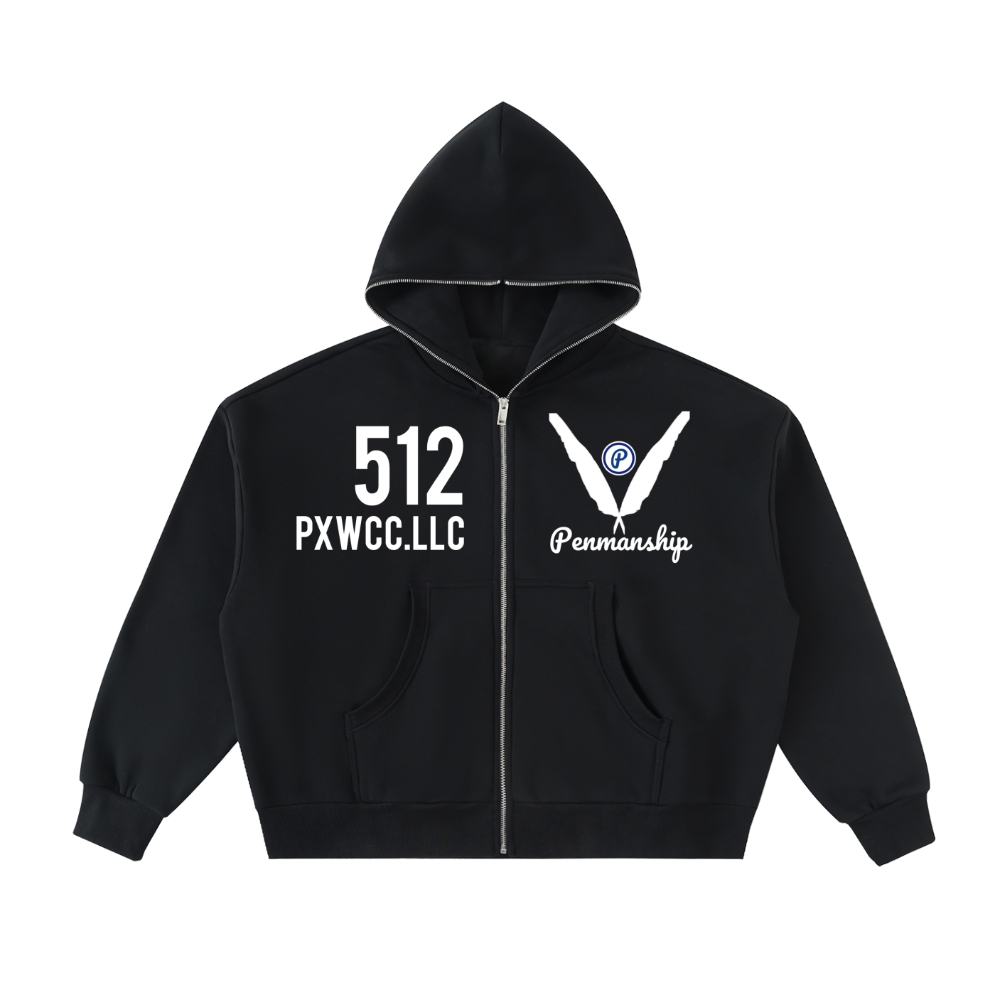 Penmnaship,Streetwear,Hoodie,Black