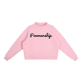 Penmanship Essential Fleece Mock-Neck Crew Sweatshirt