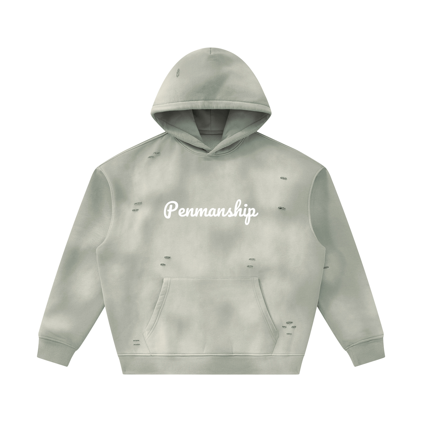 Penmanship,Sunfaded,Frayed,Hoodie