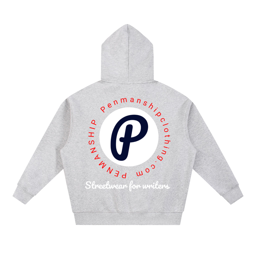 Penmanship censored 101 Essential Oversized Boxy Fit Fleece Hoodie