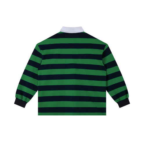 Penmanship Color Block Stripe Polo Shirt