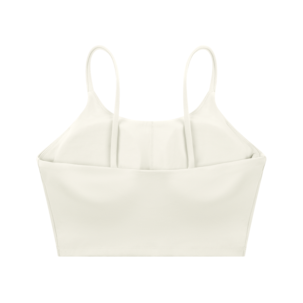 Penmanship Spaghetti Strap Yoga Sports Bra