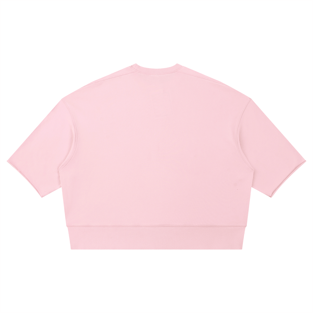 Penmanship Unisex Mineral Wash Boxy Raw Edge T-Shirt