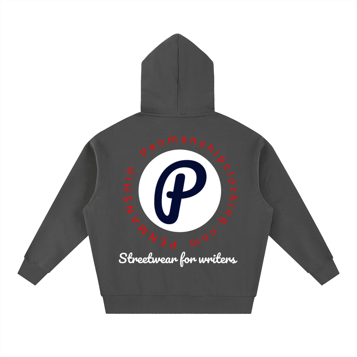 Penmanship censored 101 Essential Oversized Boxy Fit Fleece Hoodie