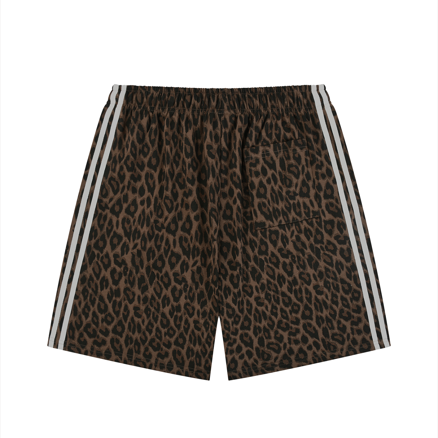 Penmanship Unisex Heavyweight Leopard Drawstring Shorts