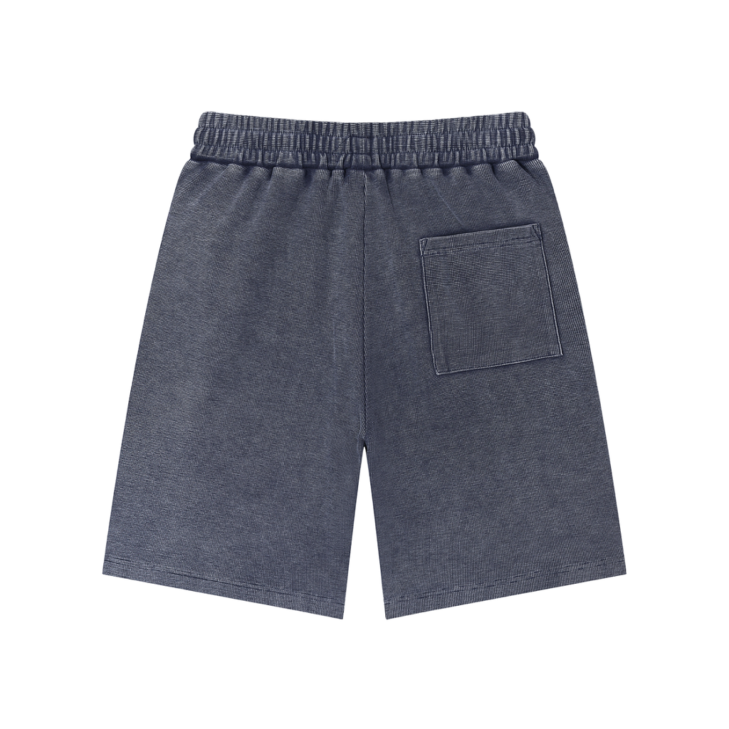 Penmanship Mineral Wash Waffle Knit Shorts