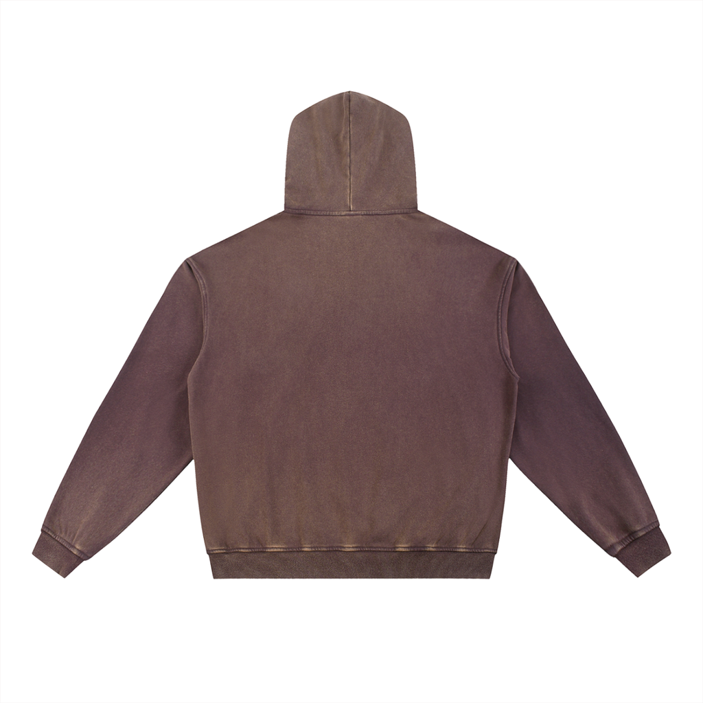 Penmanship Vintage Washed Gradient Fleece Hoodie
