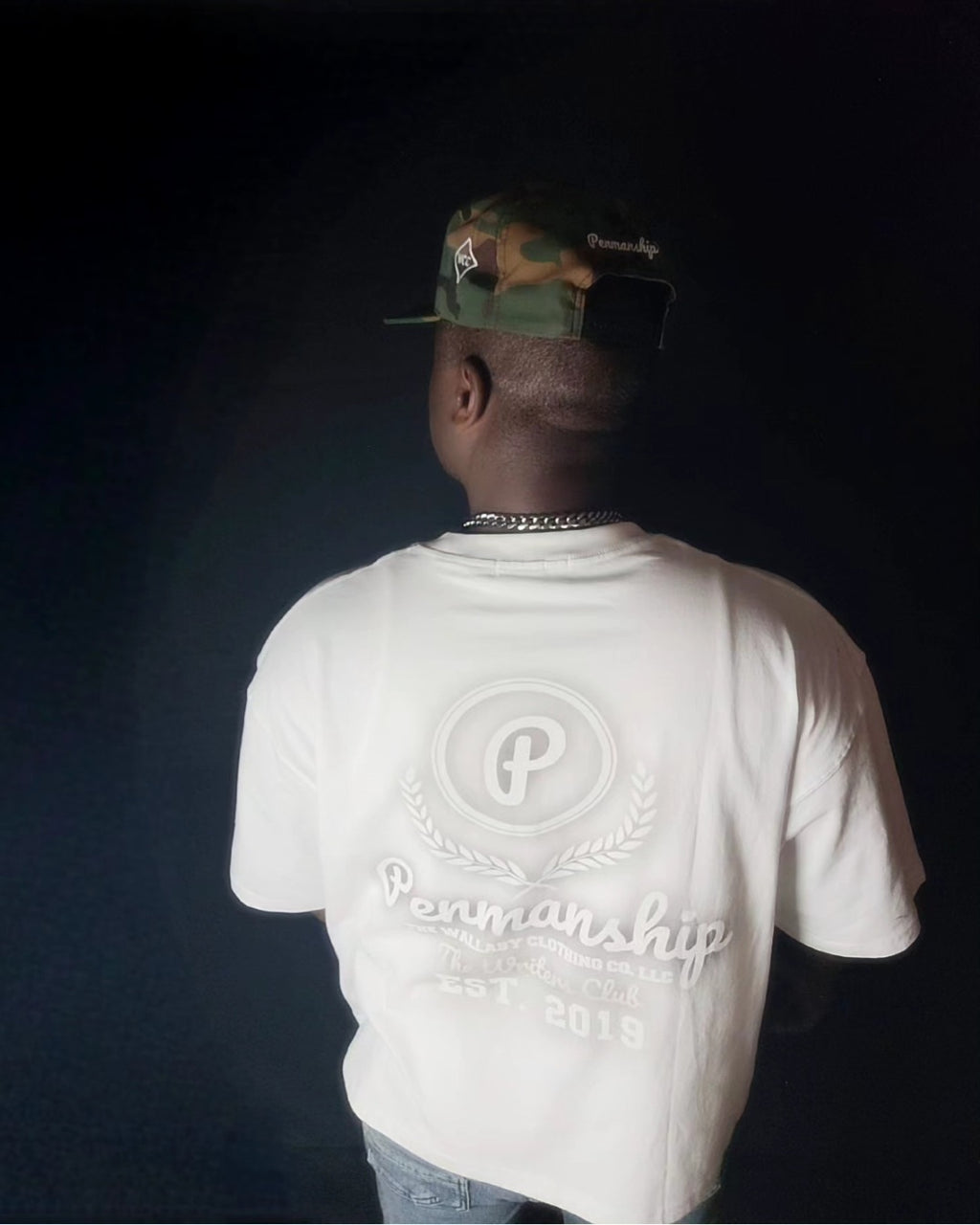 Penmanship Mineral Wash Boxy Cotton T-Shirt