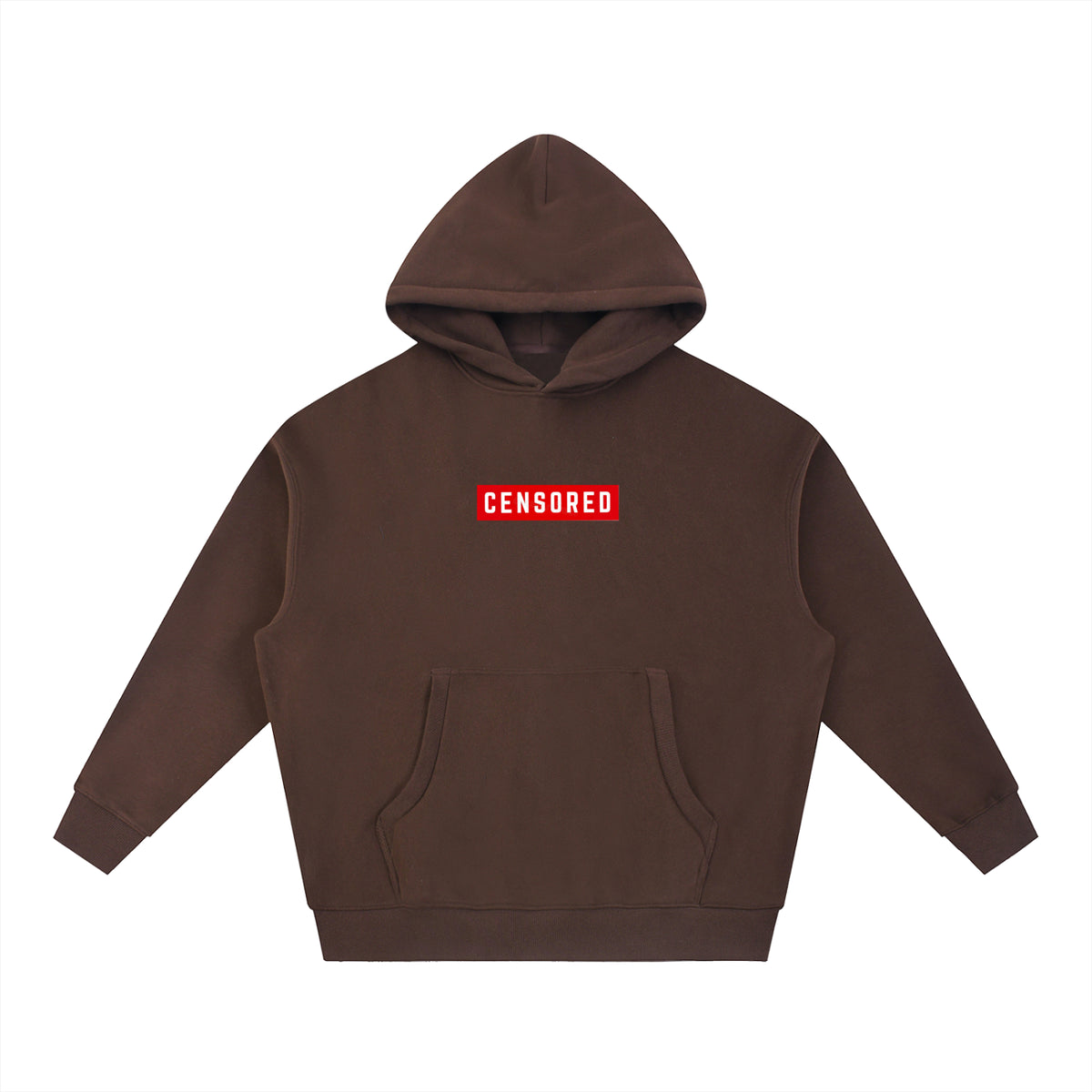 Penmanship censored 101 Essential Oversized Boxy Fit Fleece Hoodie