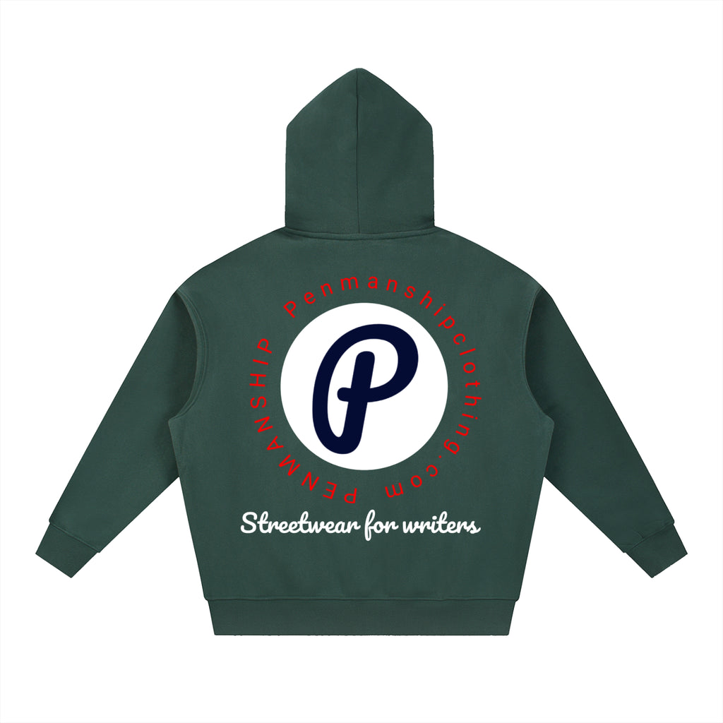 Penmanship censored 101 Essential Oversized Boxy Fit Fleece Hoodie