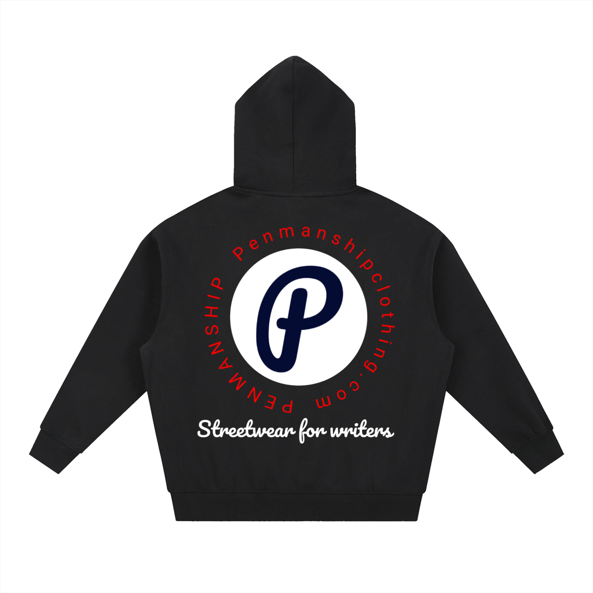 Penmanship censored 101 Essential Oversized Boxy Fit Fleece Hoodie