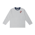 Penmanship Kid's Striped Long Sleeve T-Shirt