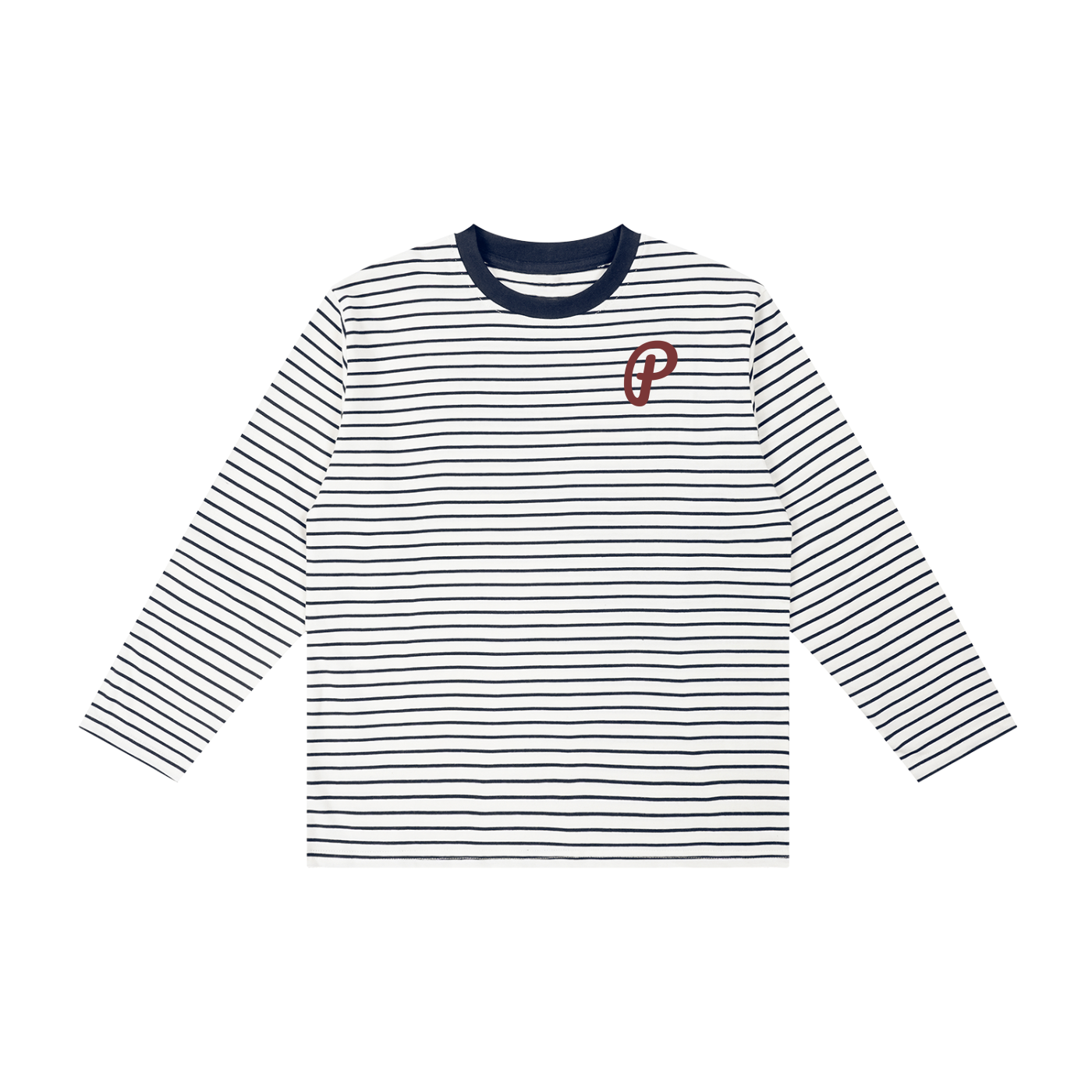 Penmanship Kid's Striped Long Sleeve T-Shirt